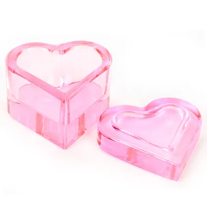 High-Quality Nail Enhancement Set with Heart Shaped Pen Wash Cup & Crystal Liquid Nail Cup