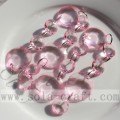 Klare facettierte runde Perlenvorhangketten mischen Farbe