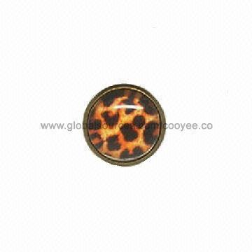 Pattern Home Mobile Phone Button Epoxy Sticker for iPhone/iPad/iPod Touch, OEM Orders Accepted