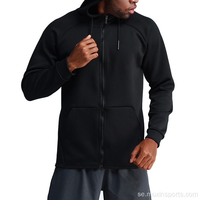 Full Zip Long Sleeve Men Hoodies Casual Hoodies