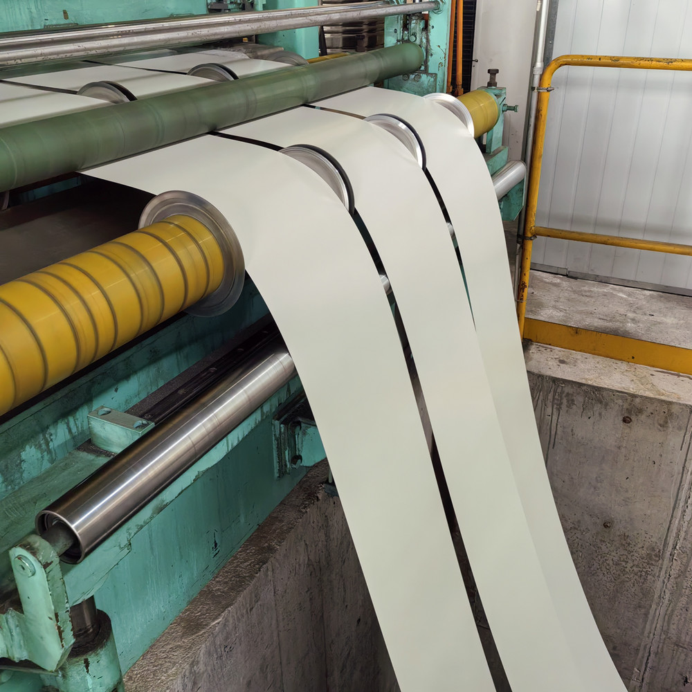 Double-sided PE steel