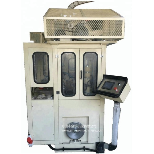 Twist lug cap forming & lining machine