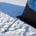 Wide-Bottom Pop-Up Portable Ice Shelter