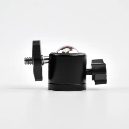 360 Degree Rotatable Aluminum Tripod Ball Head for Monopods and Camcorders - Max Load 5.5lbs