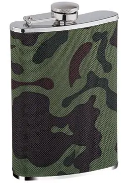 Leather-covered Hip Flask