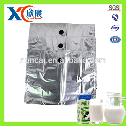 Accpet custom order aluminum foil material edible oil plastic bag in box