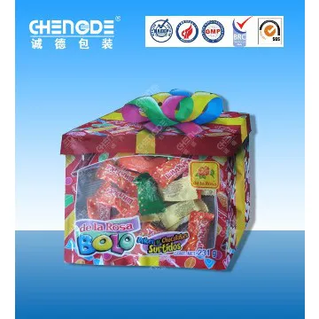 cute candy plastic pouch , Christmas candy gift package bag