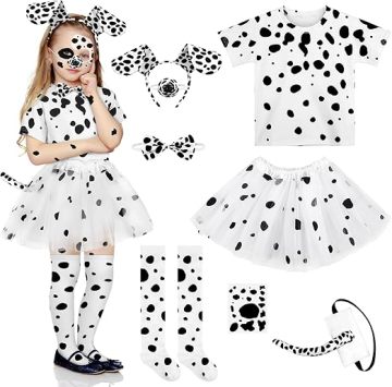 Girl Dalmatian Dog Costume