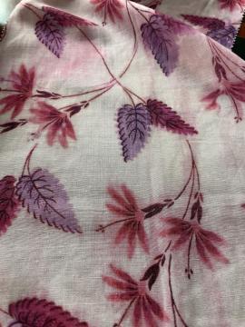 εκτύπωση υφάσματος από λινά tencel rayon για καλοκαιρινό φόρεμα