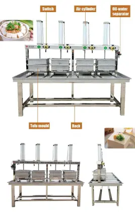 Pneumatic Tofu Machine: Custom Tofu Pressing and Making Machine