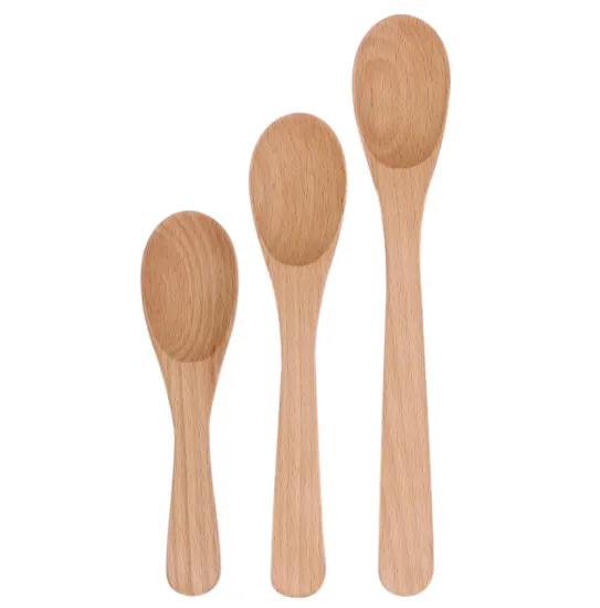 Beech wood mini spoon