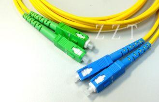 G652D 1.6mm Single Mode Patch Cord SC / APC , Fiber Optic C