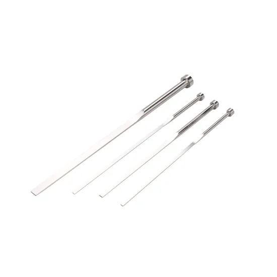 Precision core pins and sleeves SKH51 SKD61 blade ejector/blade pins for plastic moulding
