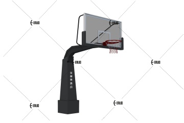 Enlio Preburied Basketball Stand for High-end Events