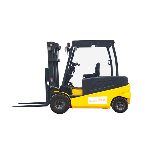 2T Çift Sürücü Ön Üç Tekerlekli Elektrikli Forklift