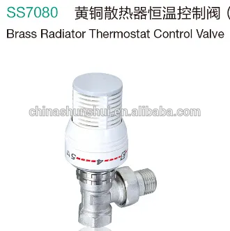 SS7080 radiator Brass thermostatic valve