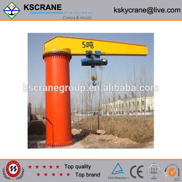 High Efficiency Self Standing Slewing Jib Crane