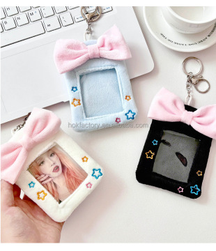 3-Inch Kpop Photocard Soft Plush Holder Bag Pendant