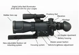 China supplier optics hungting equipment tactical military air gun accessoreis airsoft hunting night vision rifle scope for sale