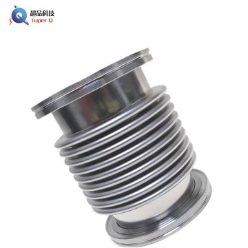 Stainless Steel 316 Vacuum Exhaust Braid Bellows Connector Expansion Joint