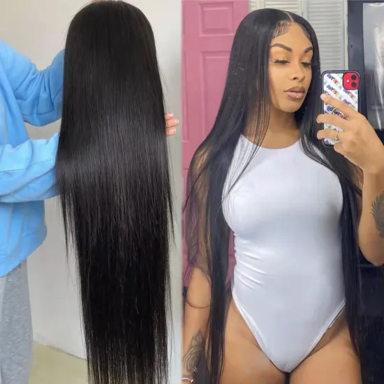 High Quality HD Lace Wigs Virgin Brazilian Transparent 360 Lace Frontal Wig Human Hair Lace Front Wigs For Black Women
