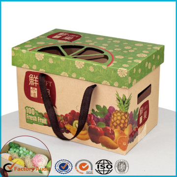 Recycled Fruite brown kraft paper Cardboard Box