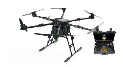 Oil-electric hybrid UAV Y140