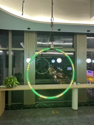 Aerial LED Hoop Stainless Steel for Performance Aerial Lyra Hoop" could be shortened to:

"LED Aerial Lyra Hoop Stainless Steel