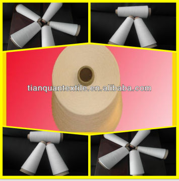Polyester Ring Spun Yarn , Made from Fet Flakes Fibre