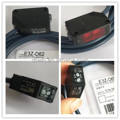 Omron Cylindrical Diameter Sensor E3Z-D62 with Photoelectric Sensor for Printer