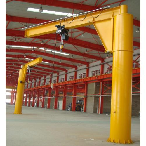 Mesin jib crane dipasang tiang untuk dijual