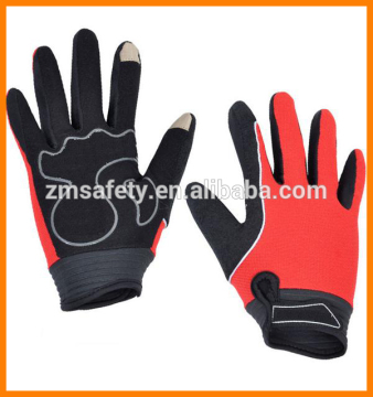 Synthetic Leather Touch Screen Cycling Gloves