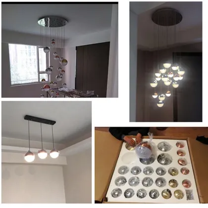 LAVIUS Modern Chandelier Ceiling Light