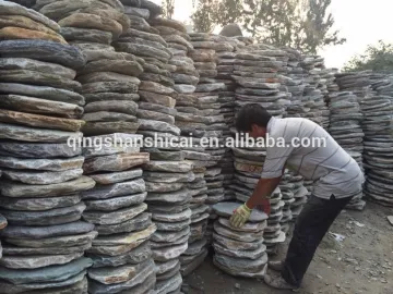 garden round natural slate flagstone