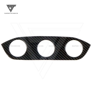 Dry Carbon Fiber 3 Gauge Cluster Trim Cover for Lambo Gallardo LP550 LP560 LP570