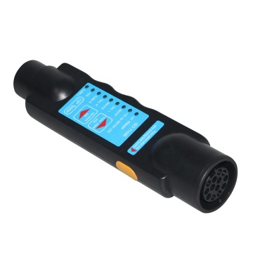 Testeur de prise de bouche de remorque de voiture à 13 broches pratiques pour circuit de câblage et inspection de la lumière