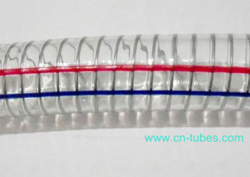 Low temperature PVC steel wire hose
