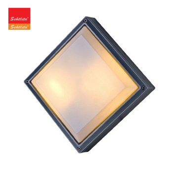 Outdoor Waterproof IP65 Square LED Ceiling and Wall Light OXFORD E27 G24
