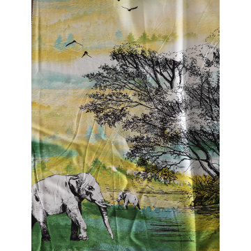 Animal Design Rayon Challis 30S Air-jet Printing Fabric