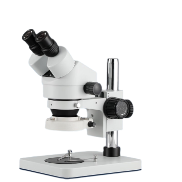 Adjustable LED Ring Light with Pole Stand for Stereomicroscopes