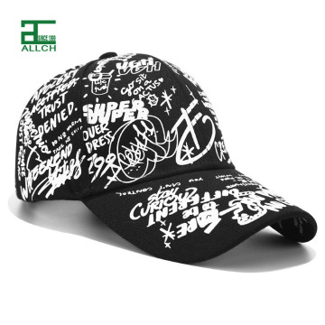 Trendy Graffiti Baseball Cap for Casual Fashion and Sun Protection