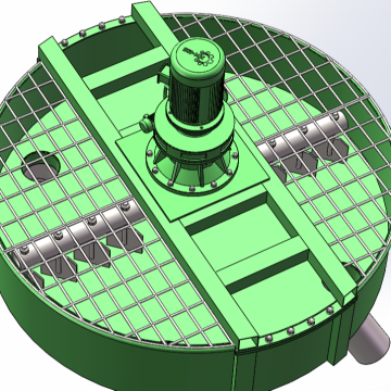 Large Capacity Hot Sale Cement & Pulverized Coal Mixer with Flat Mouth, Solid Roller Wheel & Round Disc Storage Tank