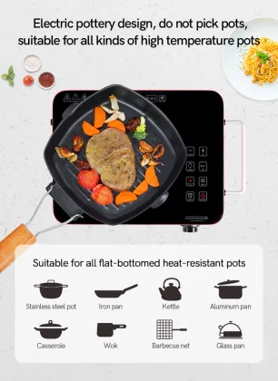 China Good Kitchen Appliances: 2200W Table Induction Hob Cooker