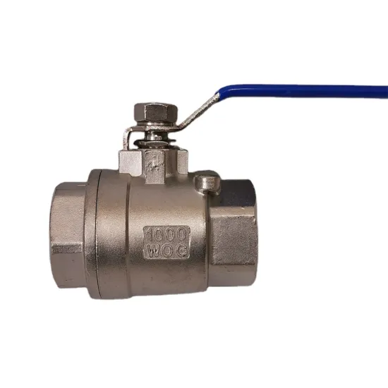 2PC Stainless Steel Good Quality 1000WOG  Ball Valve, screwed end