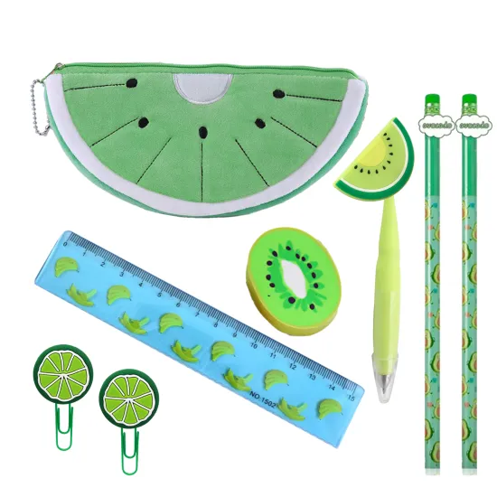 Summer-themed Cuteness: Discover Scented Fruit Stationery and School Supplies