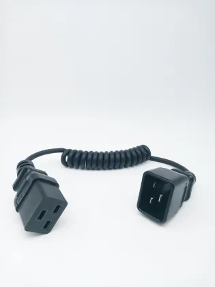 IEC 19 to IEC 20 extension power cord
