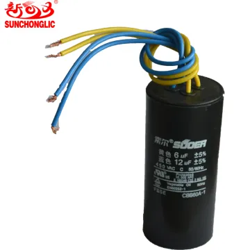 Sunchonglic Washing Machine Capacitors CBB60 6uF and 12uF for Washer Dryer