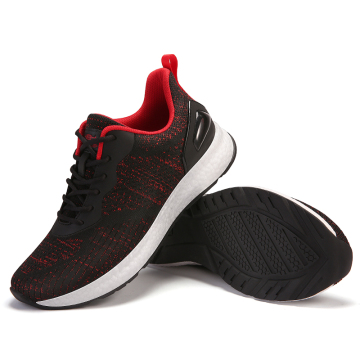 KBY Breathable flyknit running Shoes Black  Red