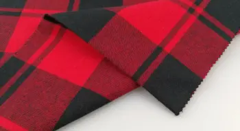 Flannel for shirt skirt