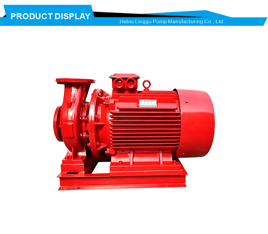Horizontal split case fire pump